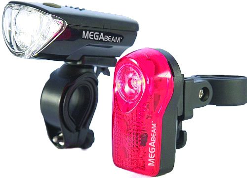Sport DirectTM Bicycle Bike 0.5W MegaBeamTM LED Light Set 3 Diode LED Front Lamp & 3 Diode Rear CE Approved