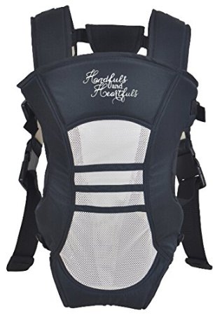 Baby Carrier by Handfuls and Heartfuls/Breathable Mesh/3 Positions/Ideal Baby Gift