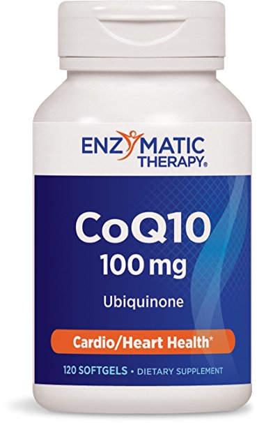 Enzymatic Therapy Coq10 Supplement, 120 Count