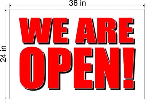 We Are Open Store Banner