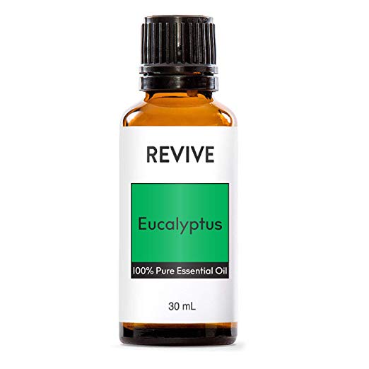 REVIVE Essential Oils Set For Diffuser, Humidifier, Massage, Aromatherapy, Skin & Hair Care - Eucalyptus - 30 mL / 1 Ounce