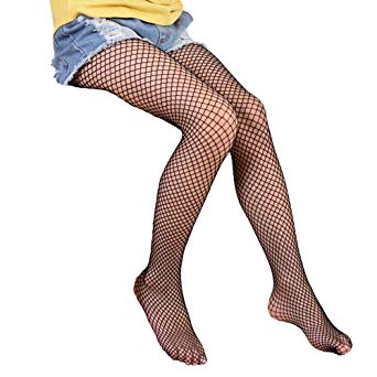 Children Little Girls Hollow Out Fishnet Pantyhose Tights Leggings 1 Pair
