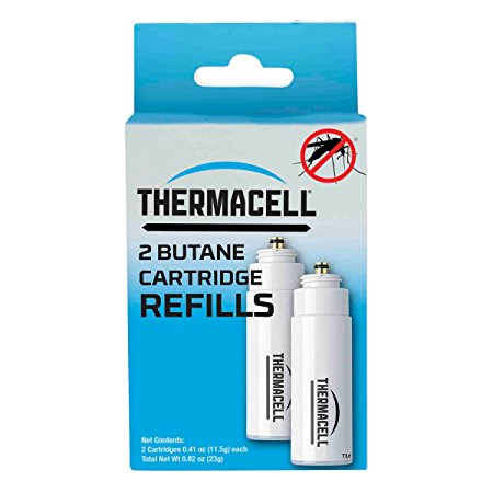 Thermacell C-2 Mosquito Repellent Butane Cartridge Refill Pack for Repellers, Torches  and Lanterns, 2-Pack