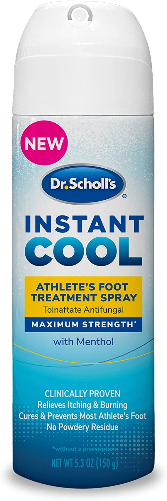 Dr. Scholl's Instant Cool Athlete's Foot Treatment Spray, 5.3oz