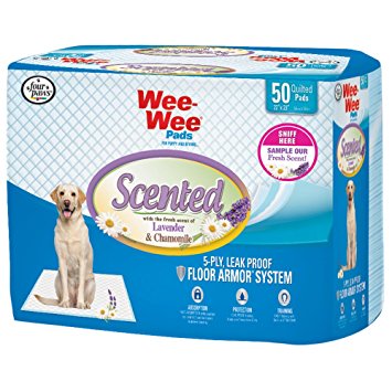 Four Paws Wee-Wee Scented Lavender/Chamomile Dog Training Pads