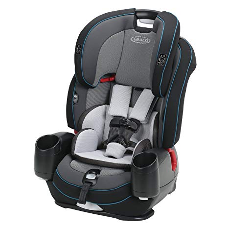 Graco Nautilus SnugLock LX 3-in-1 Harness Booster Car Seat, Zale