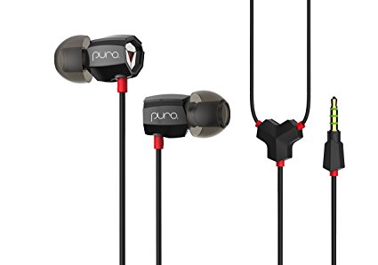 Puro Sound Labs IEM200 - The Healthy Headphone - Volume Limiting Studio Grade In Ear Monitors (Black)
