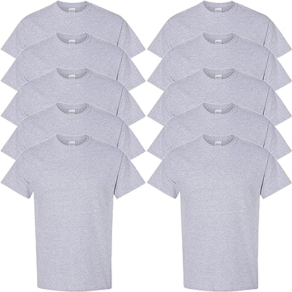 Gildan Men's Heavy Cotton T-Shirt, Style G5000, Multipack