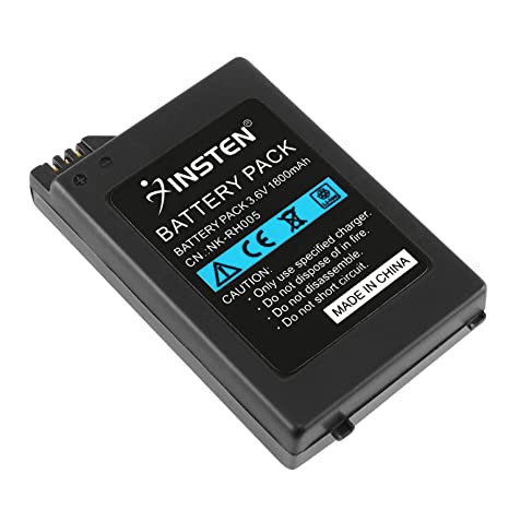 Insten Rechargeable Battery compatible with SONY PSP 1000 1001 High capacity 1800mAh Battery Pack US (NOT Compatible with PSP-2000 or 3000 or PSP Slim)