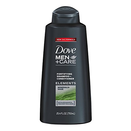 Dove Men Care Shampoo and Conditioner, Minerals and Sage, 25.4 Ounce