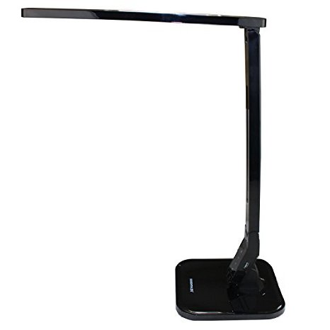 Essentials 38001- Vivid LED Smart-Touch Desk Lamp, 4 Lighting Settings, 5-Level Dimmer