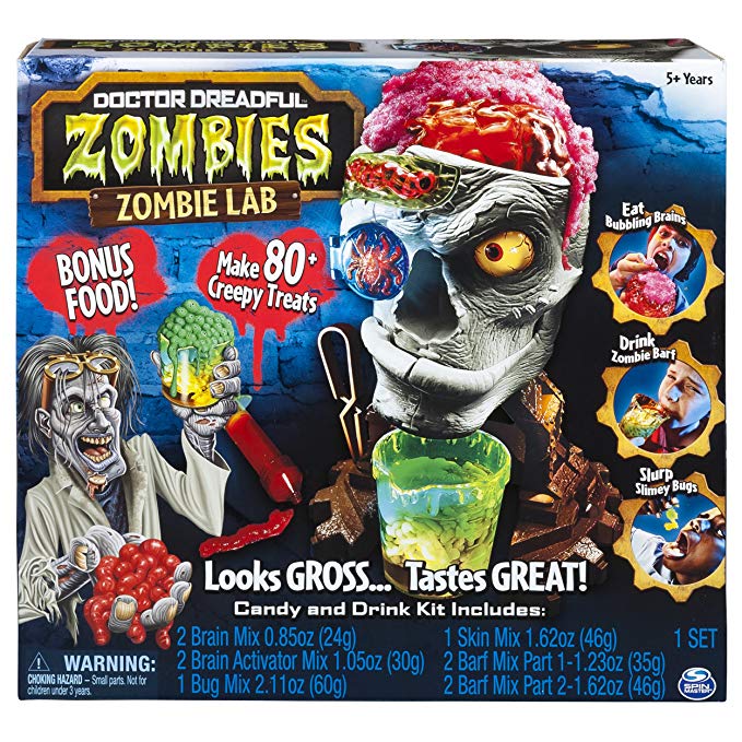 Doctor Dreadful ZOMBIES Zombie Lab BONUS with 80 Creepy Treats