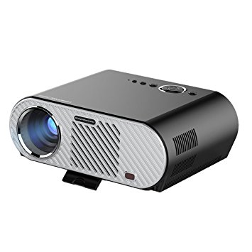 Simplebeam 1080p 3200 Lumens Projector GP90 HD HDMI 1280*800p LED Lamp 15.7ft Get 210 inches and Verticala Keystone Correction for Home Theatre and Small Office