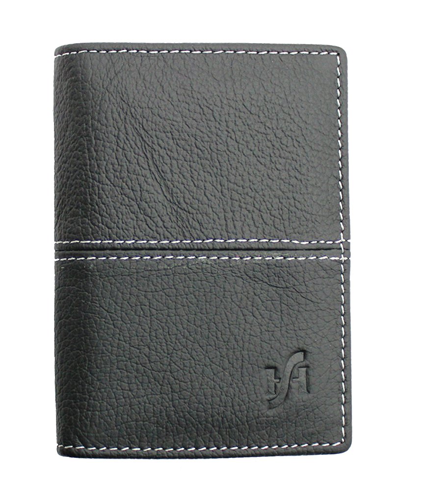 StarHide Mens Genuine Soft Leather Credit / Business Card Holder Case Wallet Gift Boxed