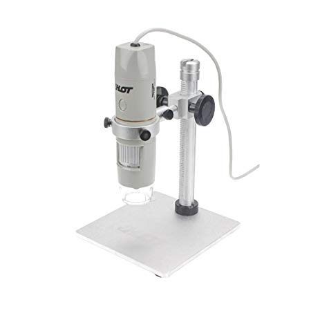 USB and OTG Digital Microscope 200x for Education or Studio HD Camera 5.0 MP with Software and Stand