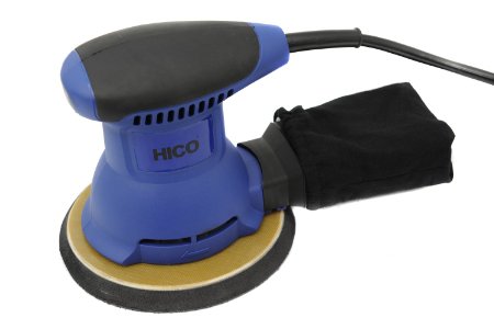 HICO HET-205 20-Amp 6 Inch Random Orbital Palm Sander with Cloth Dust Bag