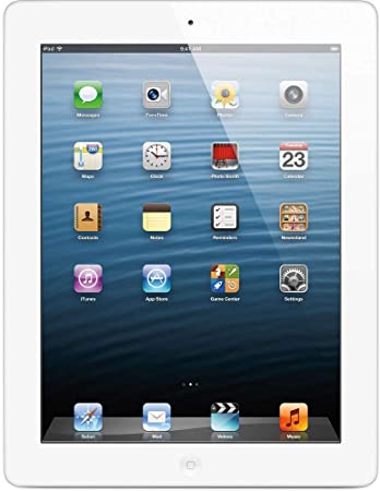 Apple iPad 3 Retina Display Tablet 64GB, Wi-Fi, White (Renewed)