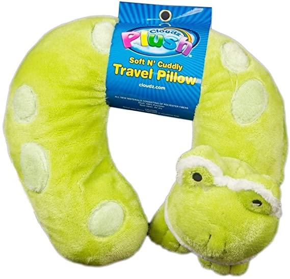 Cloudz Plush Animal Neck Pillows - Frog