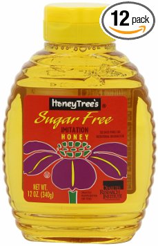 HoneyTree's Imitation Honey, Sugar Free, 12-Ounce Bottles (Pack of 12)