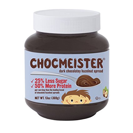 Peanut Butter & Co. Chocmeister Hazelnut Spread, Dark Chocolatey, 13 Ounce jar