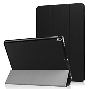iPad Pro 10.5 Case, OEAGO iPad Pro 10.5'' 2017 Case - Ultra Slim Lightweight Stand Case Cover with Auto Wake / Sleep for Apple iPad Pro 10.5 inch Display (2017 Release Tablet) - Black