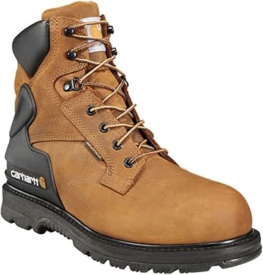 Carhartt Men's Cmw6220 6-inch Leather Waterproof Breathable Safety Toe Work Boot