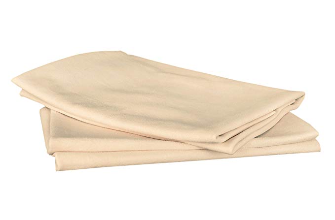 Sheepskin Elite Chamois Drying Cloth Car Drying Towel Real Leather Super Absorbent Fast Drying Natural Chamois Car Wash Cloth Accessory (2 Pieces, 2 sq ft/Piece)