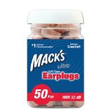 Macks Ear Care Ultra Soft Foam Earplugs 50 Pair