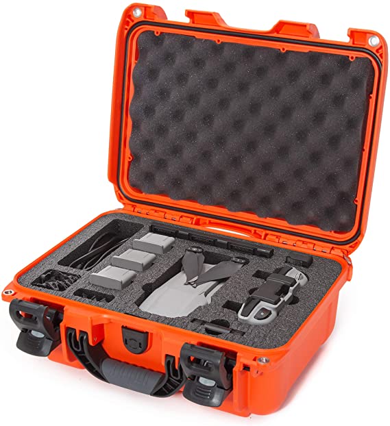 Nanuk 915 Waterproof Hard Case with Foam Insert for DJI Mavic Air 2 - Orange, 915-MAVIA23