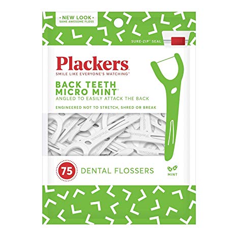 Plackers Right Angle Flossers, Pack of 2 (Total 150)