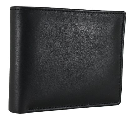Access Denied Mens RFID Blocking Wallet Leather 14 Card Slots