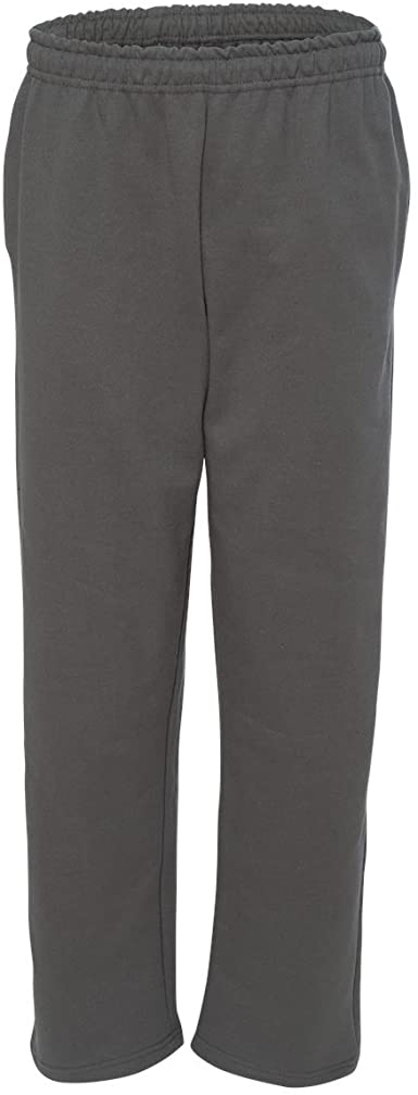 Gildan Men's Dry Blend Open Bottom Sweatpants