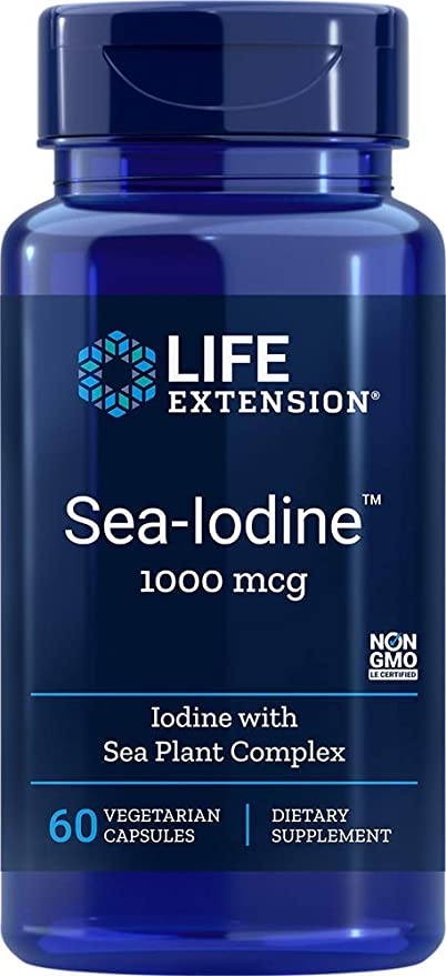 Life Extension - Sea-Iodine 1000 mcg. - 60 Vegetarian Capsules