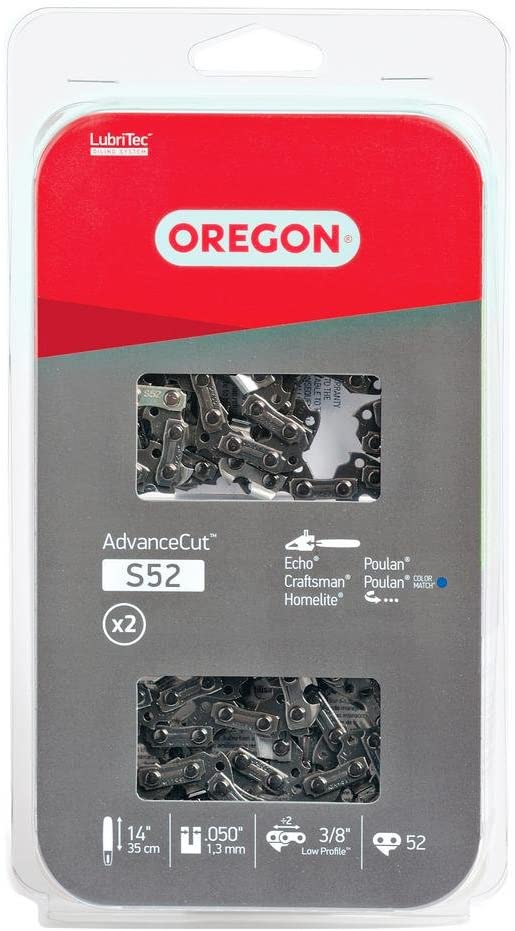 Oregon S52T Replacement Premium Chain (2-Pack), 14 Inch