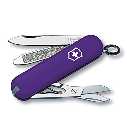 Victorinox Swiss Army Classic SD Pocket Knife, Purple