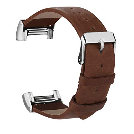 iGK For Fitbit Charge 2 Bands, Genuine Leather Replacement Bands for Fitbit Charge 2