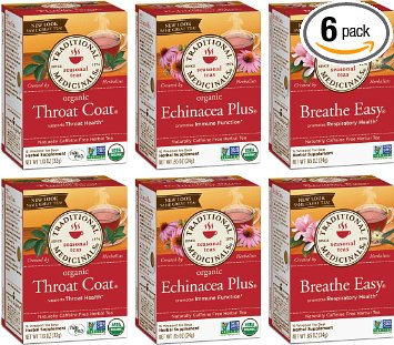 Traditional Medicinals Seasonal Care Variety Pack Teas, 5.66 Ounce (Pack of 6)