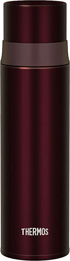 Thermos Water Bottle Stainless Slim Bottle 500ml Brown FFM-500 BW