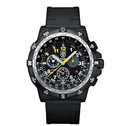 New Luminox 8841.KM.SET Recon III Leader Kilometers Chronograph Men's Watch Extra Military Nylon Strap Included