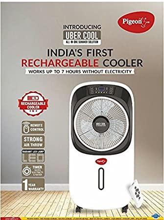 Pigeon Uber Cool 12776 2.5-Litre Air Cooler (Multicolor)