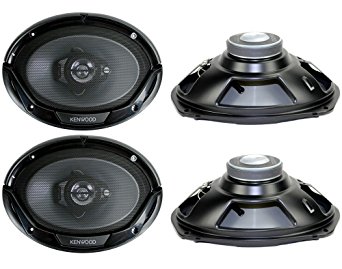 4) New Kenwood KFC-6965S 6x9" 800 Watt 3-Way Car Audio Coaxial Speakers Stereo