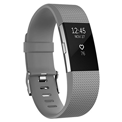 Vancle Fitbit Charge 2 Bands, Classic Edition Adjustable Comfortable Replacement Strap for Fit bit Charge 2 (No Tracker)