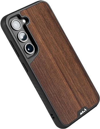 Mous for Samsung Galaxy S23 Case MagSafe Compatible - Limitless 5.0 - Walnut - Protective S23 Case - Shockproof Phone Cover