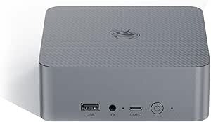 Beelink EQR Mini PC W11 Pro, AMD Ryzen 7 7735HS(6C/12T up to 4 GHz), 24GB DDR4 500G NVME SSD Graphics 12 core Built in PSU WiFi 6/BT5.2/Dual Display Mini PC Computer