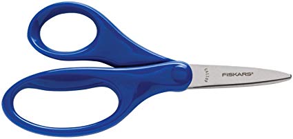 Fiskars Kids Classic Pointed Tip Scissors, 5-Inch, Assorted Colors