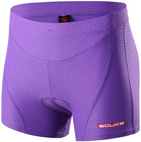 Souke Sports Cycling Shorts Women's 3D Padded Bicycle Bike Biking Underwear Shorts