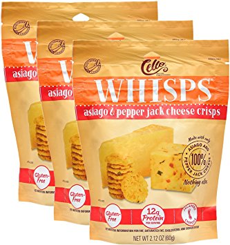 Whisps Asiago & Pepperjack Cheese Crisps (2.12) (3 Pack)