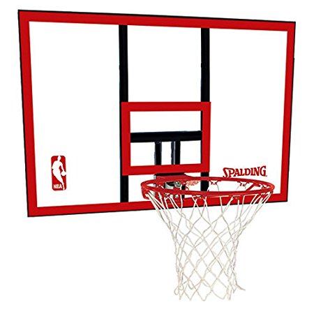 Spalding NBA Backboard/Rim Combo - 44" Polycarbonate Backboard