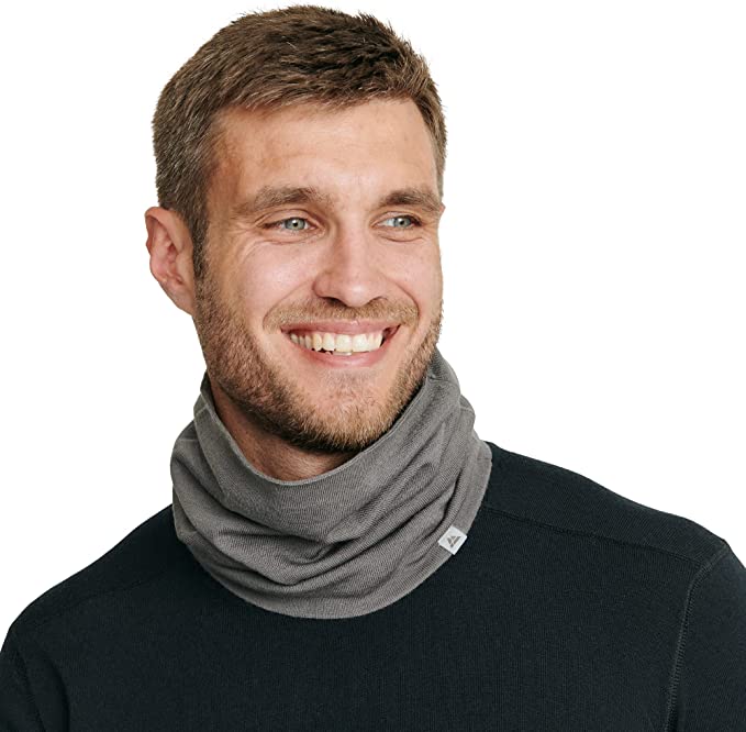 DANISH ENDURANCE Braga de Cuello de Lana Merino Para Hombres y Mujeres, Máscara, Bufanda o Cinta Para la Cabeza