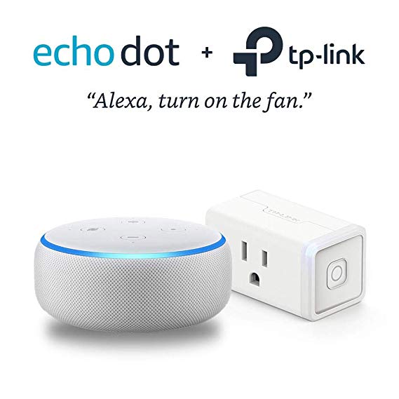 Echo Dot (3rd Gen) bundle with TP-Link HS105 Smart Plug - Sandstone